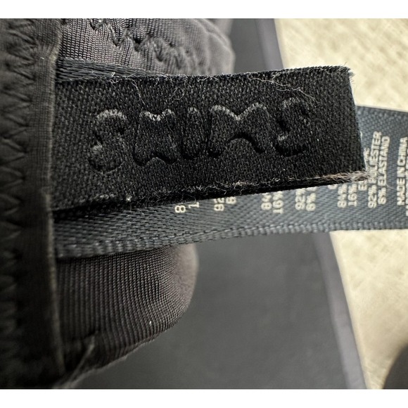 Skims Bra Womens 38D Black‎ T Shirt Lightly Lined Molded Foam Pads Comfort - Picture 8 of 9